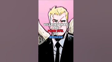 villains that are pure evil or broken #anime #dc #marvel #scp