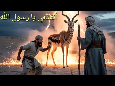 الغزالة المقي دة التي أبكت النبي محمد ﷺ ومعجزة أحرقت قلب اليهودي قصة تهز الوجدان