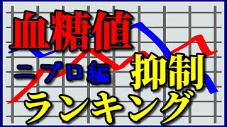 【血糖値抑制ランキング】ニプロ測定器編