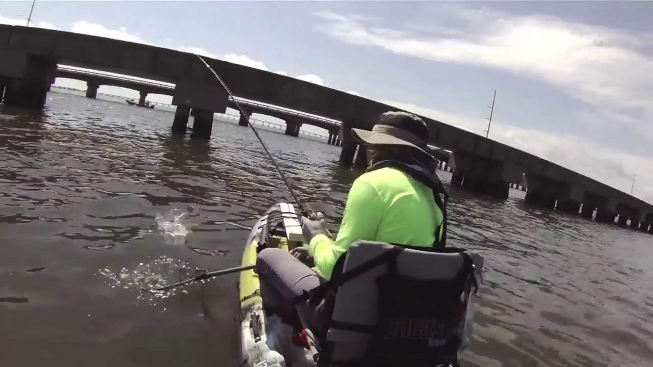 Kayak Fishing Lake Pontchartrain Trestles YouTube
