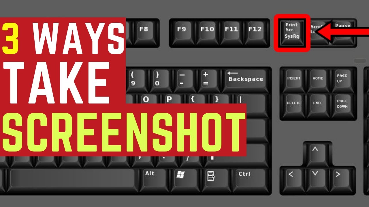 Take Screenshot on Windows | keyboard shortcut key -