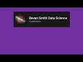 Check out my data science channel.