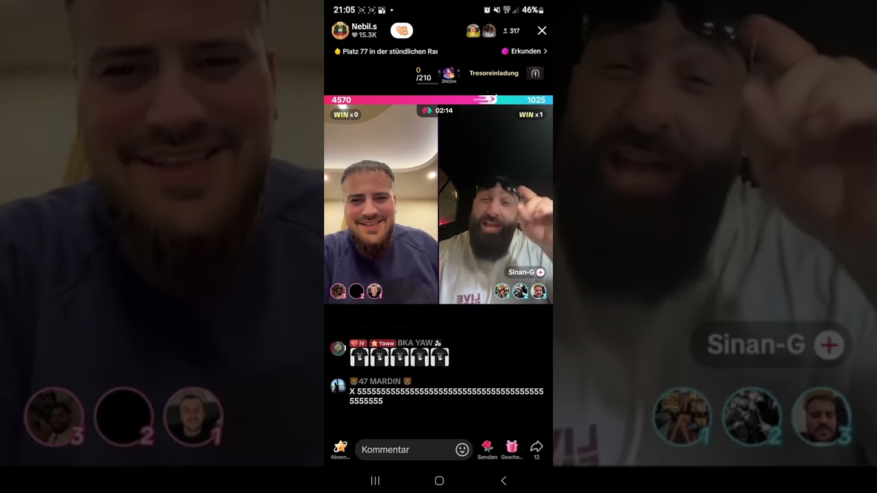 NABIL SAADO❌️ Live mit SINAN G❌️ reden über die Thematik DUDI_361 und YASSER ABOU CHAKER❌️