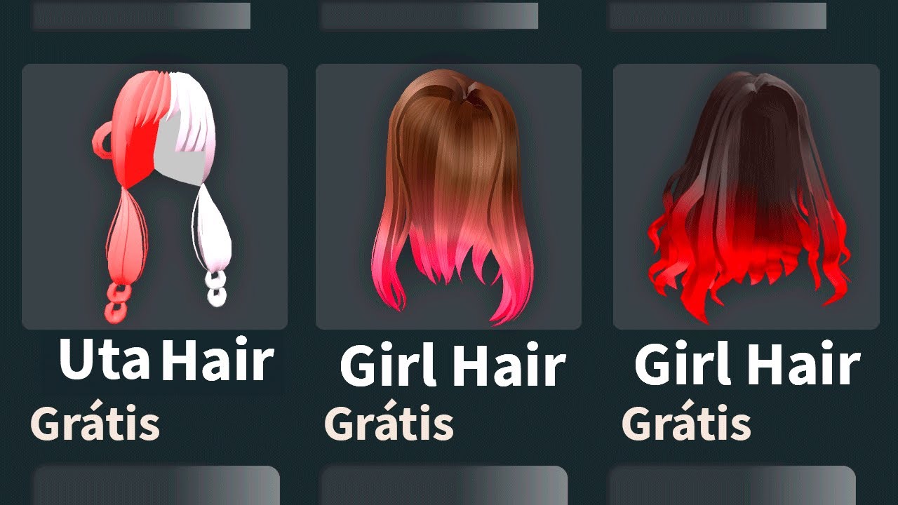 Cabelo vermelho - Roblox