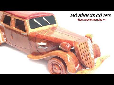 MÔ HÌNH XE GỖ CITROEN 1938