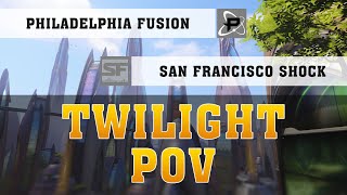 TWILIGHT ANA POV ● San Francisco Shock Vs Philadelphia Fusion ● [2K] OWL POV