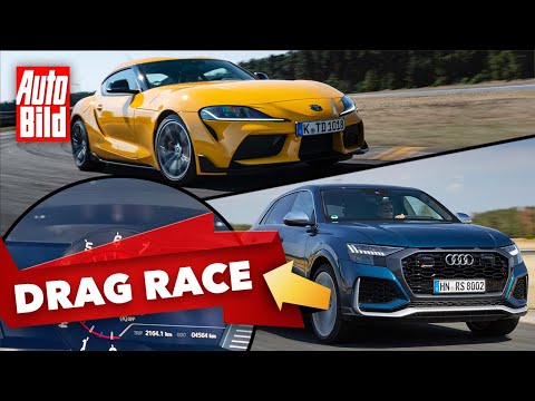 Toyota Supra 2.0 vs. Audi RS Q8 (2020): Drag Race - Beschleunigung