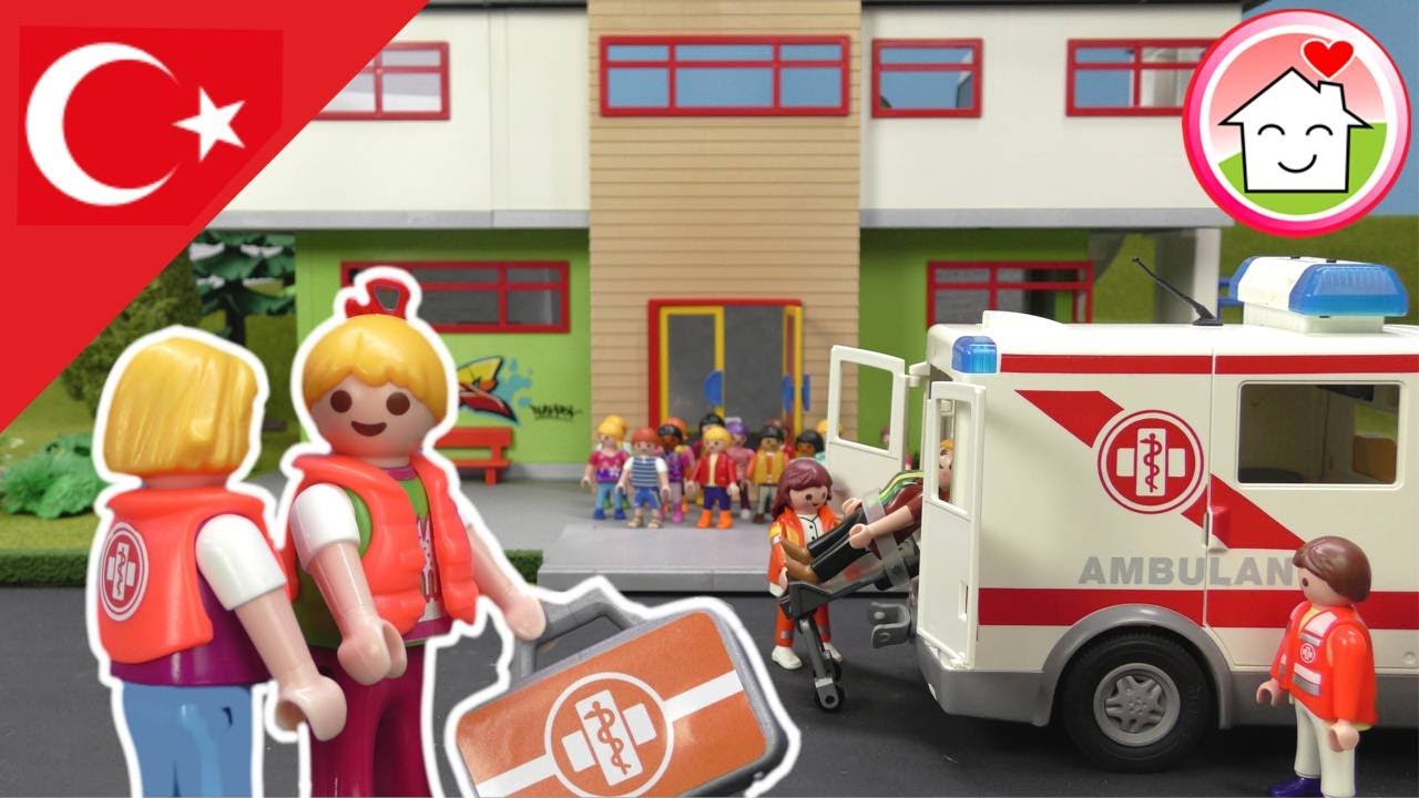 Playmobil Türkçe Sağlık Görevlileri ile Uzun Tenefüs - Hauser Ailesi