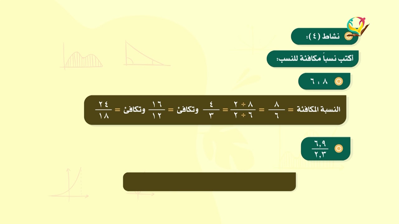 الرياضيات 6 - فصل 2 | النسبة (2)