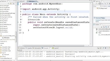 第13集：SeekBar拖动控件的使用 [老罗Android开发视频教程]