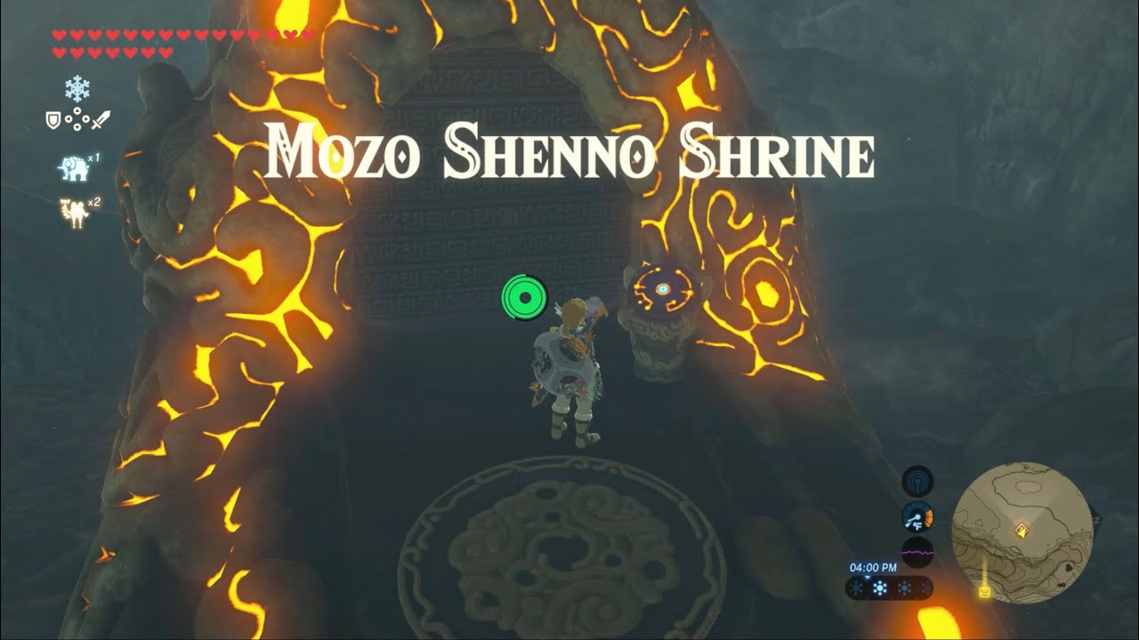 Zelda BotW | The Bird in the Mountains | Mozo Shenno shrine location ...