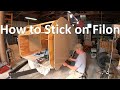 Teardrop Camper Build: Let's put on the Filon!- Part 14