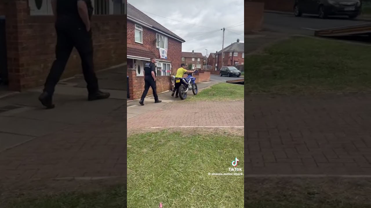 POLICE SEIZE BIKE BUT LET HIM REV IT?🤨