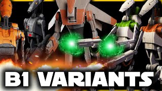 All 25 B1 Droid Variants (Plasma Giants, AntiAir, Assassin and more)