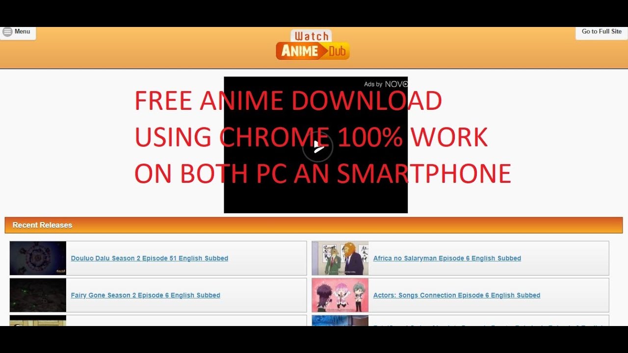 Anime Download Site