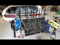 Toyota 20/22R High Compression Engine Build Timelapse.