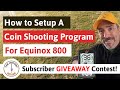 How to Setup a Coin Shooting Program On the Equinox 800