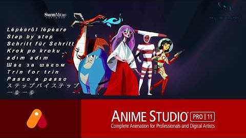 Anime Studio Pro11 Tutorial 08 Bone Head Turn