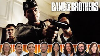 Reactors Reactions to "WHEN YOU TALK TO AN OFFICER, YOU SAY SIR"  | Band of Brothers 1x10 'Points'