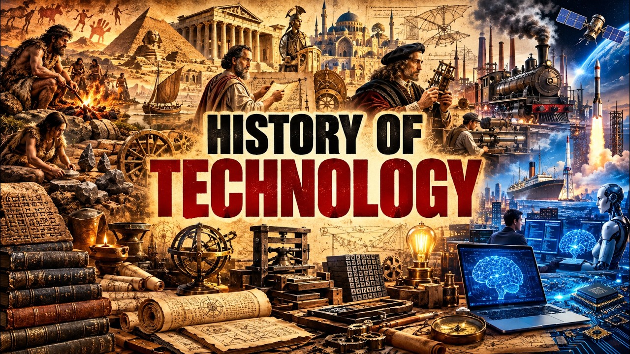 Cool Tech Inventiond The History of Technology: From Fire to AI - YouTube