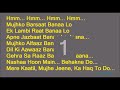 Mujhko Barsaat Banaa Lo - Armaan Malik Hindi Full Karaoke with Lyrics Mp3 Song