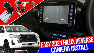 How to Install Reverse Camera on Toyota Hilux Factory Screen | 2020 to 2024 Models DIY Guide