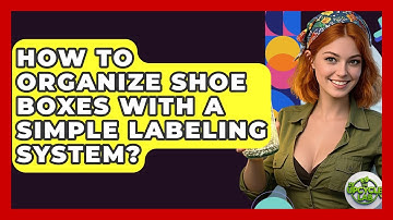 How To Organize Shoe Boxes With A Simple Labeling System? - The Upcycle Lab