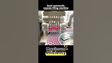 Semi-automatic capsule filling machine. #automatic #machine