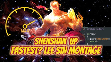 ULTIMATE CHINESE LEE SIN MONTAGE - FASTEST LEE SIN PLAYER - League of Legends