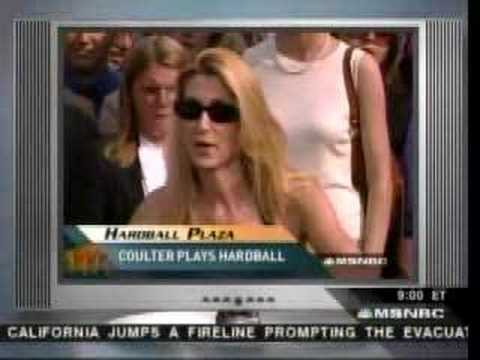 MSNBC Hardball : Ann Coulter Vs Elizabeth Edwards