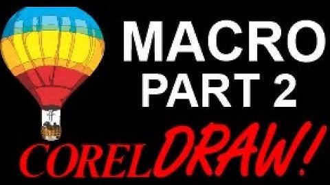 CorelDraw Tips & Tricks Macro to put names in a name tag Part 2