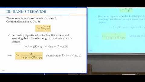 New Prespectives on Liquidity Provision and Financial Regulation