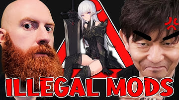 Super Edgy Dark Knight Animation Mod | Xeno Reacts to FFXIV Illegal Mods