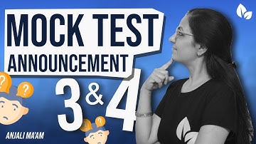 MOCK TEST 3 & 4 | ANNOUNCEMENT | ICSE | COMPUTER APPLICATIONS | Anjali Ma