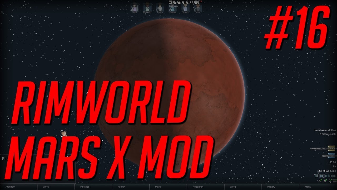 Rimworld Mars x mod -  EP 16  -  Rimworld alpha 16 marsx 3.02