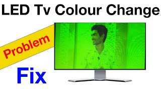 How To Set Color Led Lcd Tv | Led Tv Colour Changing Problem | How To Fix Led Tv Color Problem