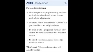 "DO NOT BUY" LIST OF FOOD FOR SNAP screenshot 1