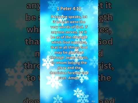 1 Peter 4:11 - Power Of Divine Strength 1 YouTube video thumbnail