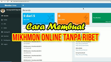Cara Membuat Mikhmon Online Tanpa Ribet dengan Tunnel My Id