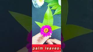 palm leaves-featuring Siam Ruby| decoration| # howto #youtubeshorts #diy #youtubeshorts #trending
