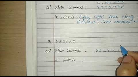 Class-5|Living Maths|Exercise-1.1