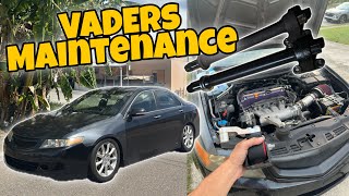 More ACURA TSX Parts Install + Maintenance…THEN PULLS!