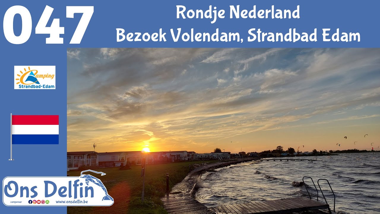 047 Rondje Nederland, bezoek Volendam, Strandbad Edam