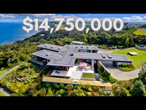 Video: Store dæk og spektakulære udsigter: McLaren House i New Zealand