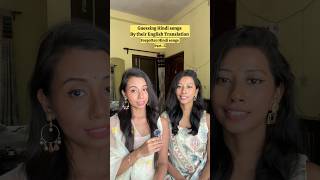 Hindi Songs in English—Guessing Game Challenge! #hindisongs #translation #90skids #millennials