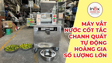 Máy Ép Nước Cốt Tắc Chanh Quất Tự Động Hoàng Gia Số Lượng Lớn