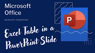 PowerPoint  - Add Tables and Charts