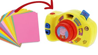 सिर्फ पेपर से ऐसा केमेरा बनाये जिसे देखके बच्चे खुश हो जायेंगे | DIY Peppa Pig Paper Camera