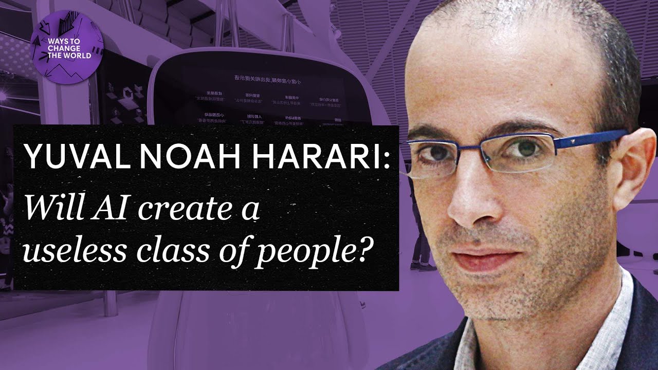 ⁣Will artificial intelligence create useless class of people? - Yuval Noah Harari