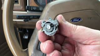 1988 Ford Ranger Ignition Cylinder Won’t Turn To On And Is Stuck!  Fixed And Running!!!